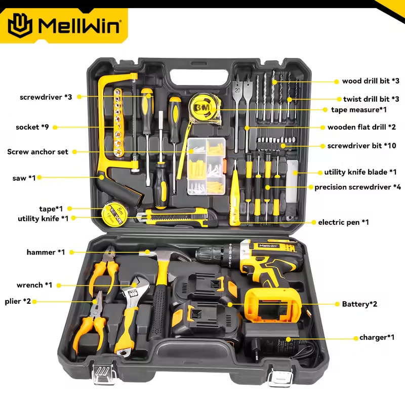 Electric Drill Tool Set